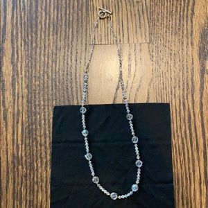 Clear beaded necklace
